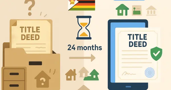 New Zimbabwe Law: You Have 24 Months to Replace Your Old Title Deeds