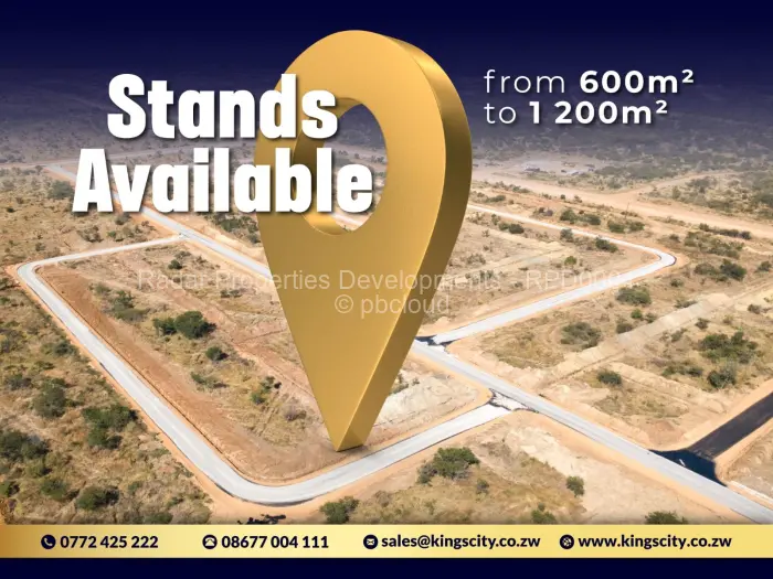 Residential Stand for Sale in Kings City, Bulawayo