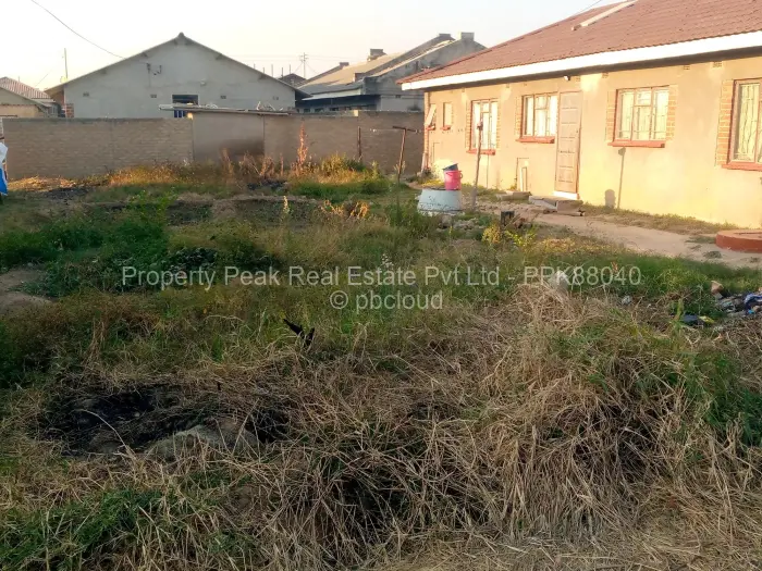 Residential Stand for Sale in Southlea Park, Harare