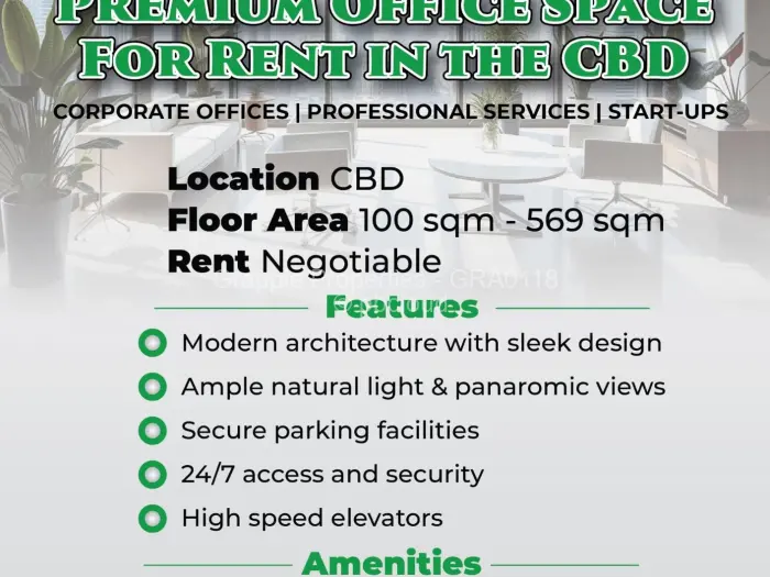 Commercial Property to Rent in Harare City Centre, Harare