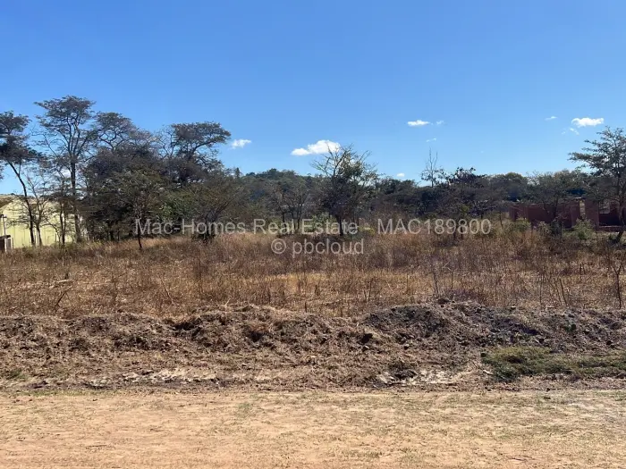 Residential Stand for Sale in Glen Lorne, Harare