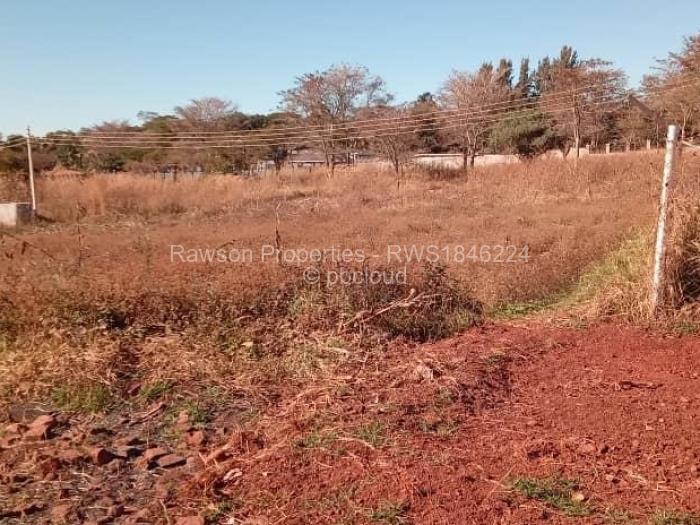 Residential Stand for Sale in Gletwin Park, Harare