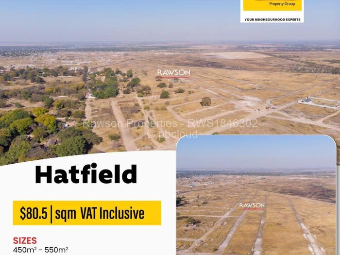 Residential Stand for Sale in Hatfield, Harare