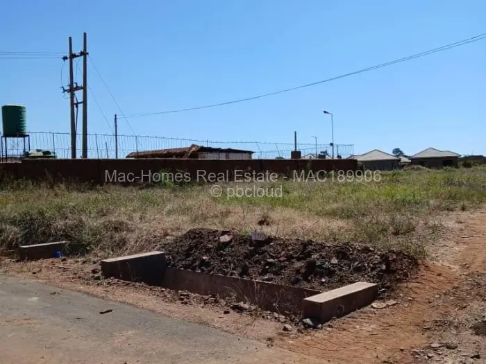 Residential Stand for Sale in Rainham, Harare