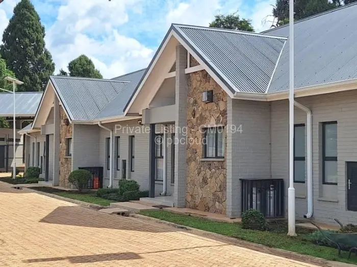 Townhouse/Cluster to Rent in Meyrick Park, Harare