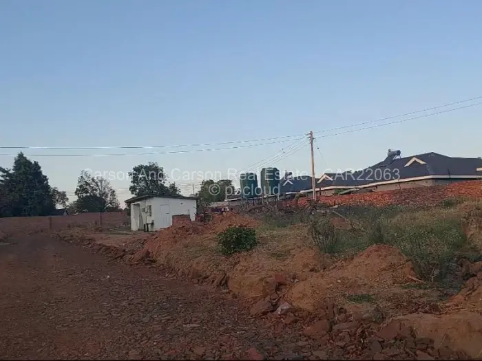 Residential Stand for Sale in Parktown, Harare