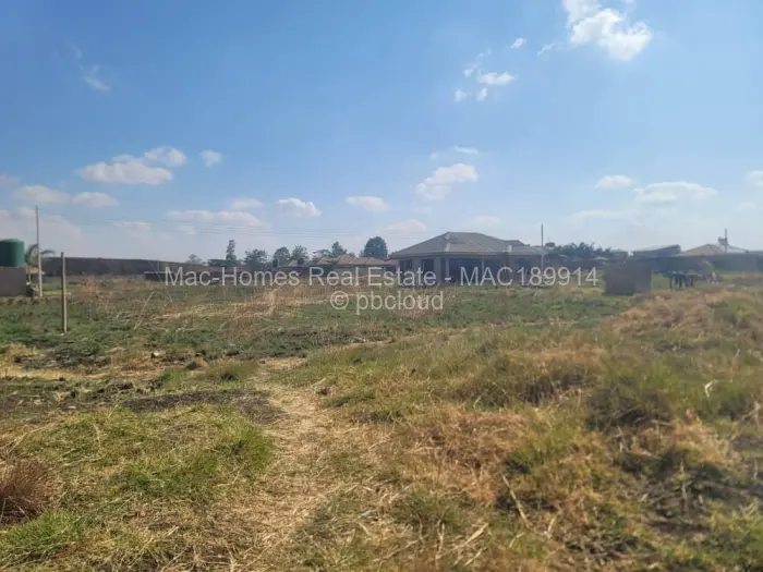 Residential Stand for Sale in Sandton Park, Harare