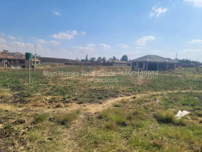 Residential Stand for Sale in Sandton Park, Harare