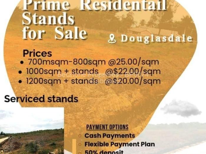 Residential Stand for Sale in Douglasdale, Bulawayo