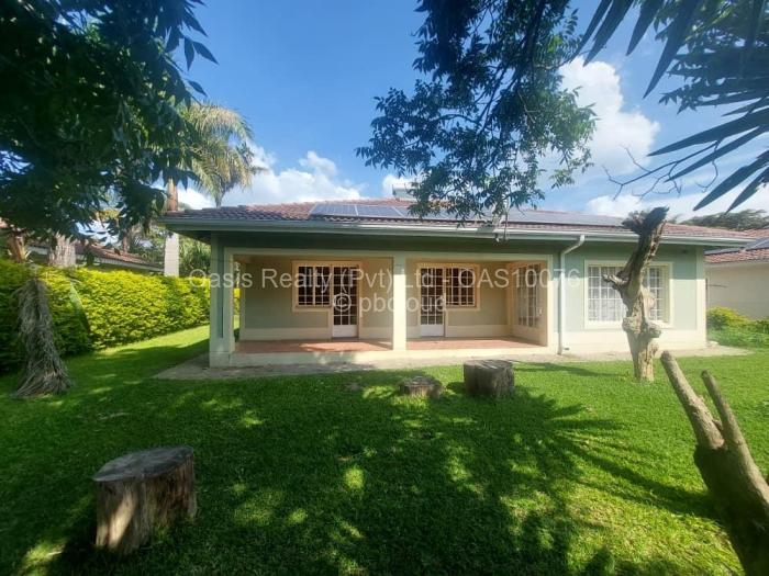 3 Bedroom House to Rent in Newlands, Harare