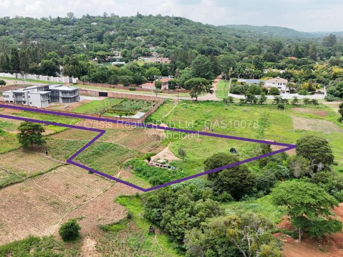 Residential Stand for Sale in Glen Lorne, Harare