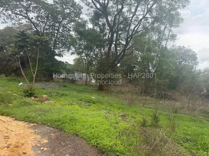 Residential Stand for Sale in Highlands, Harare
