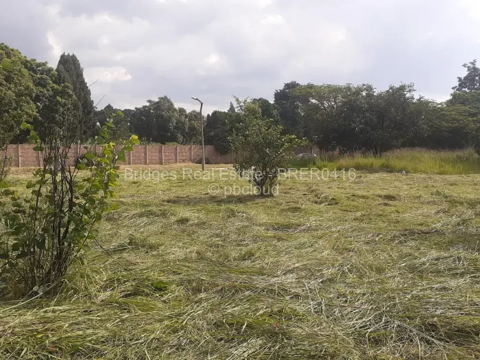 Residential Stand for Sale in Meyrick Park, Harare