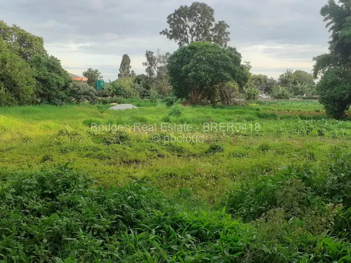 Residential Stand for Sale in Haig Park, Harare