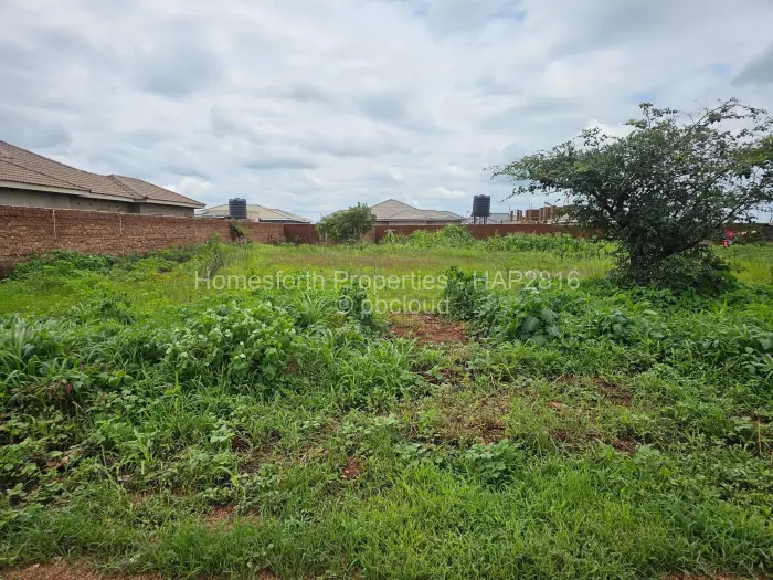 Residential Stand for Sale in Mount Pleasant Heights, Harare