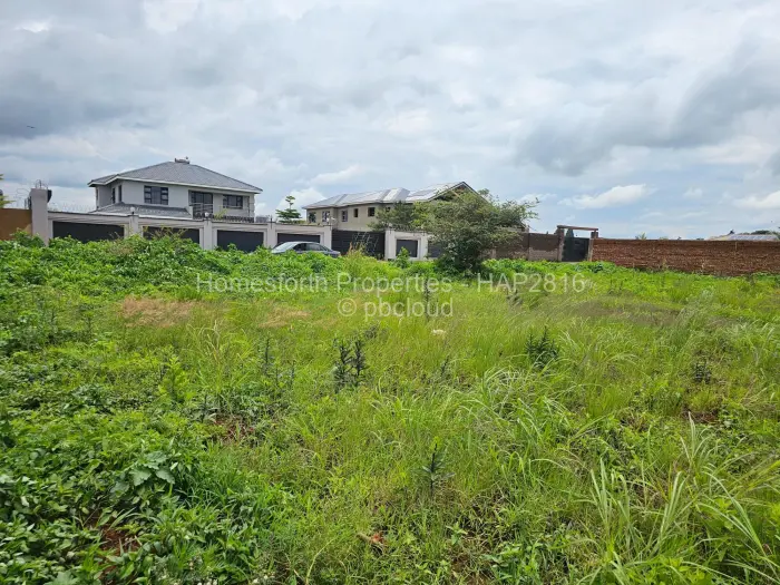 Residential Stand for Sale in Mount Pleasant Heights, Harare