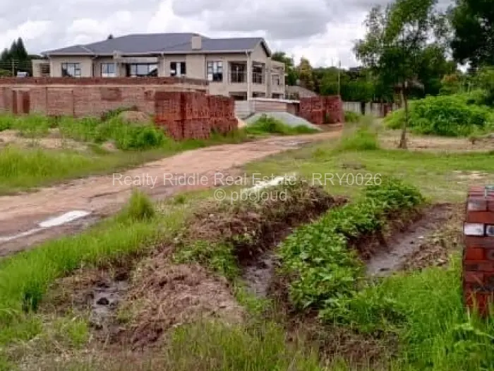 Residential Stand for Sale in Strathaven, Harare