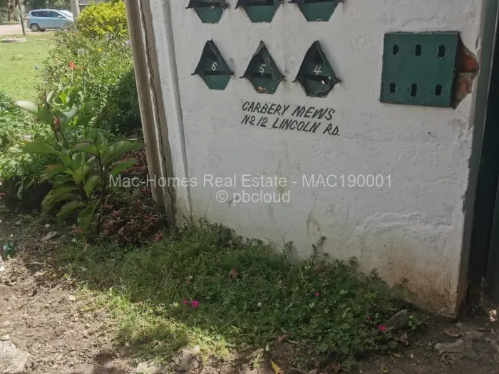 Cottage/Garden Flat for Sale in Avondale, Harare
