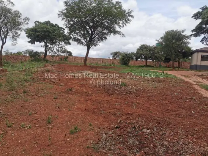 Residential Stand for Sale in Gletwin Park, Harare