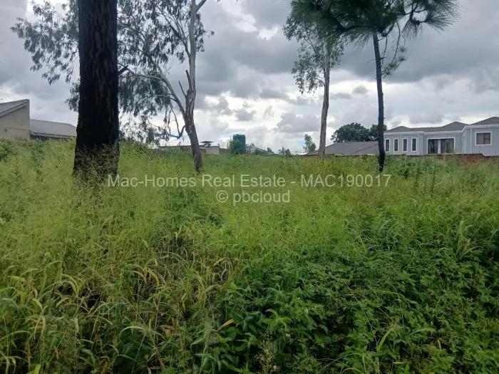 Residential Stand for Sale in Crowhill Views, Harare