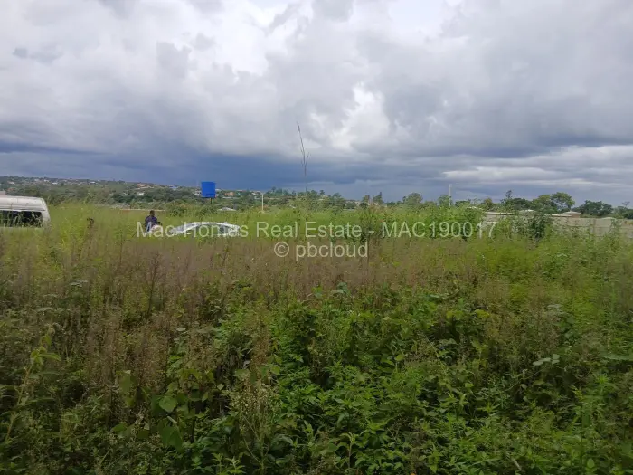 Residential Stand for Sale in Crowhill Views, Harare