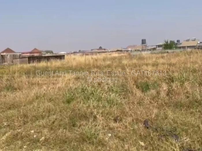 Residential Stand for Sale in Sandton Park, Harare