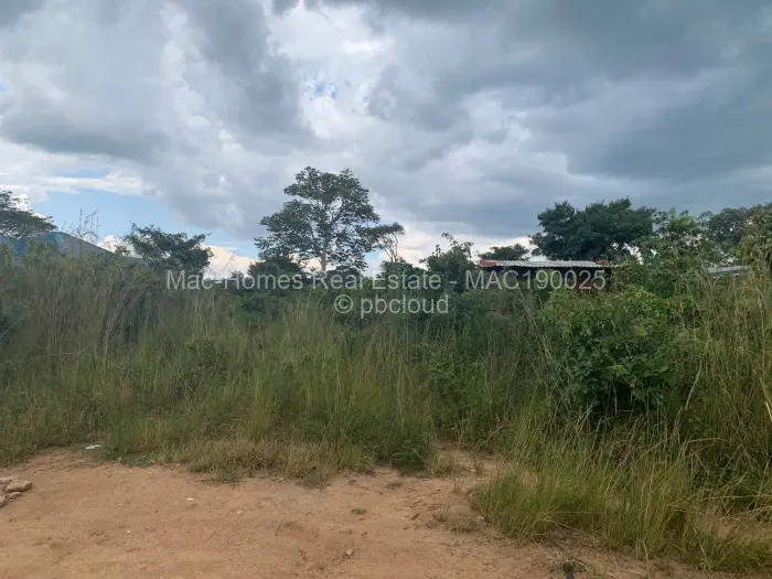 Residential Stand for Sale in Crowhill Views, Harare