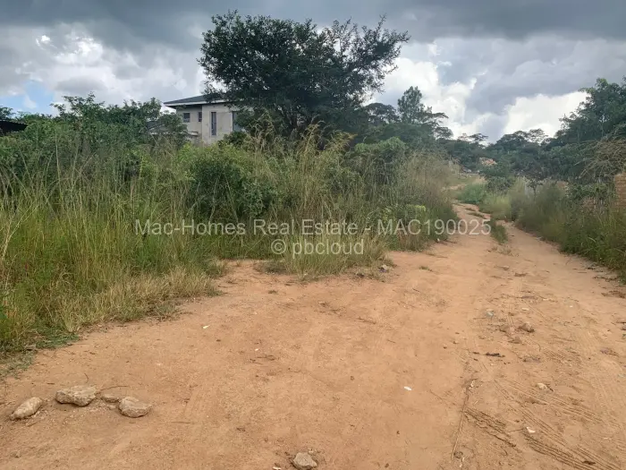 Residential Stand for Sale in Crowhill Views, Harare