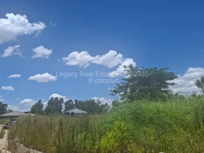 Residential Stand for Sale in Strathaven, Harare