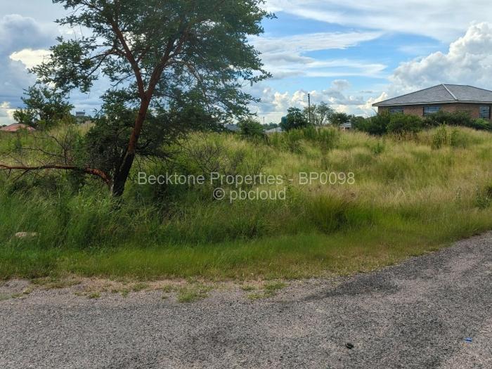 Residential Stand for Sale in Highmount, Bulawayo