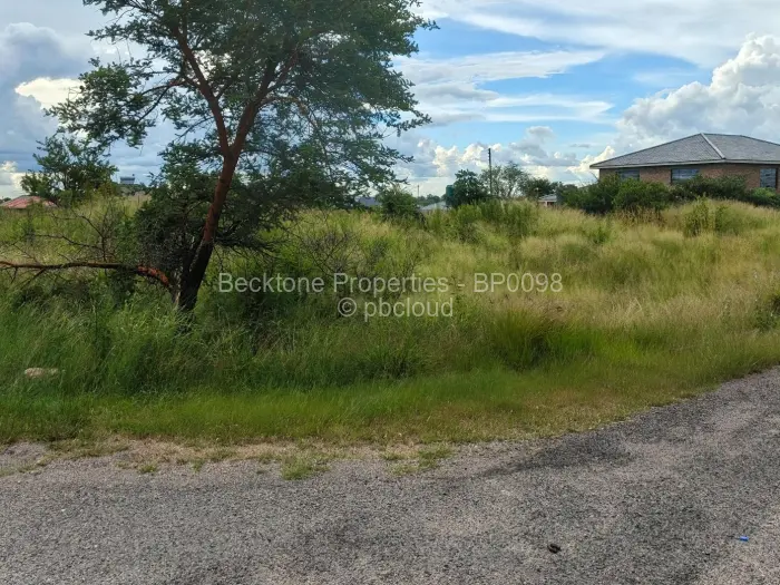 Residential Stand for Sale in Highmount, Bulawayo