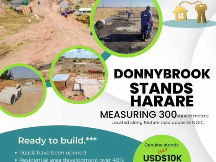 Residential Stand for Sale in Donnybrook, Harare