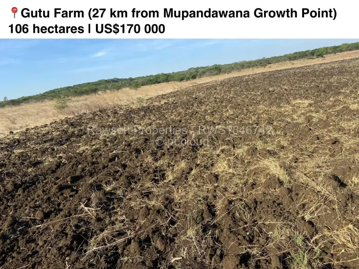 Farm/Plot for Sale in Gutu, Gutu
