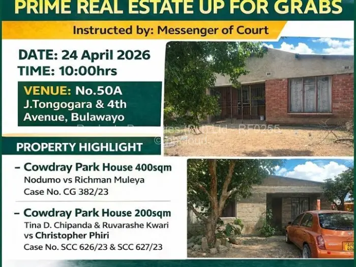 House for Sale in Bulawayo City Centre, Bulawayo