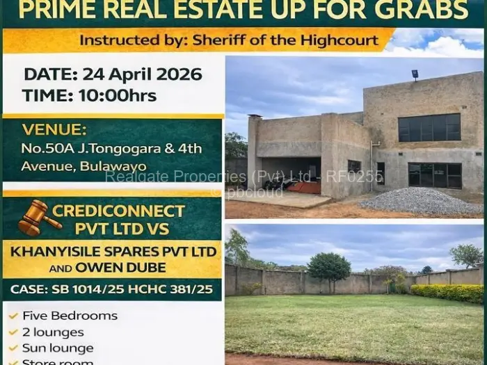 House for Sale in Bulawayo City Centre, Bulawayo