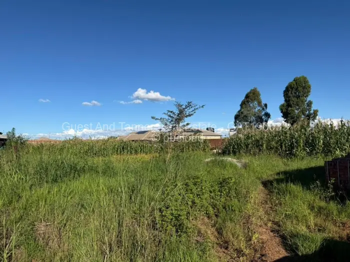 Residential Stand for Sale in Sandton Park, Harare