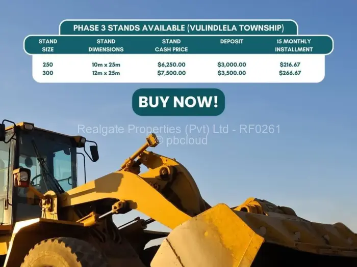 Residential Stand for Sale in Rangemore, Bulawayo