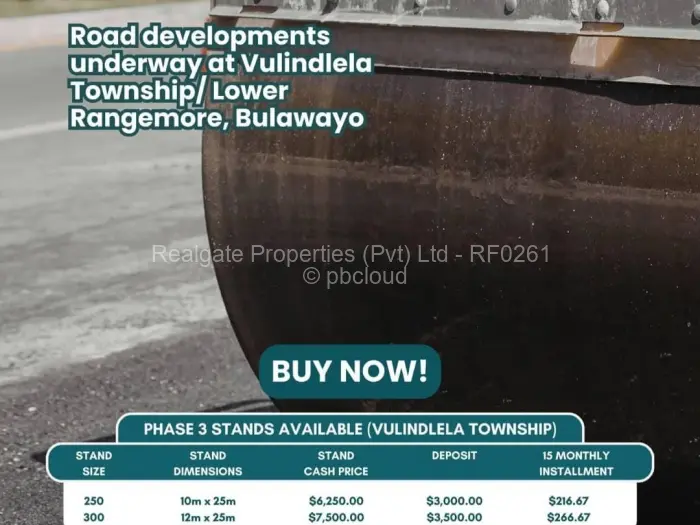 Residential Stand for Sale in Rangemore, Bulawayo