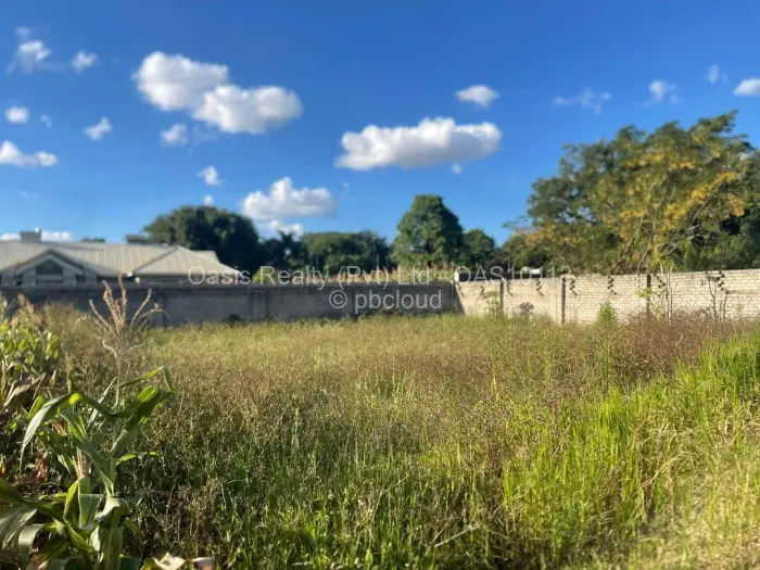 Residential Stand for Sale in Bluff Hill, Harare
