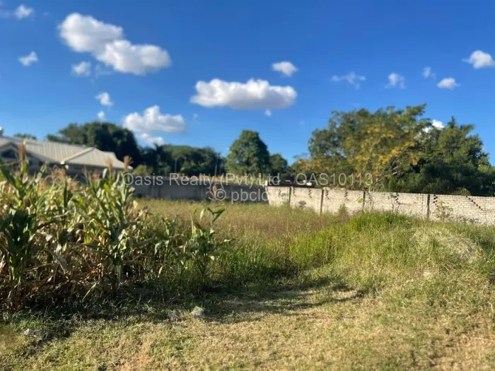 Residential Stand for Sale in Bluff Hill, Harare