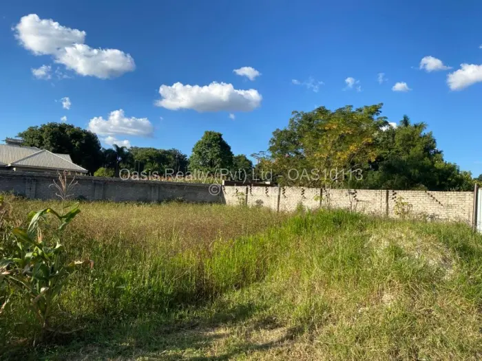 Residential Stand for Sale in Bluff Hill, Harare