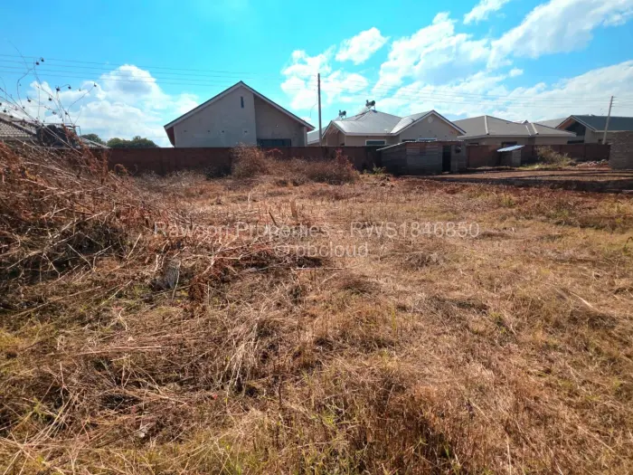 Residential Stand for Sale in Westgate, Harare