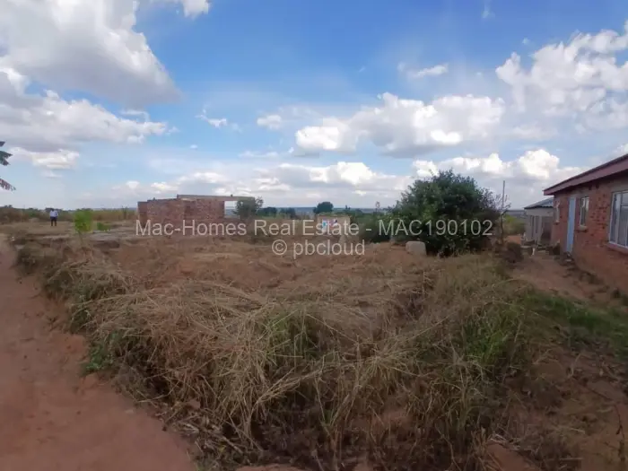 Residential Stand for Sale in Tafara, Harare