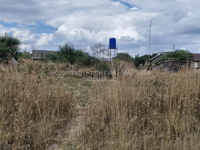 Residential Stand for Sale in Southlea Park, Harare