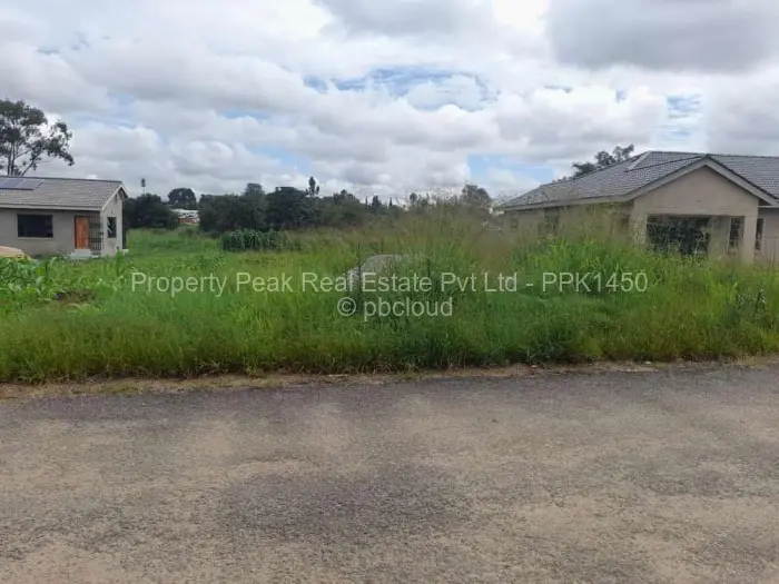 Residential Stand for Sale in Parktown, Harare
