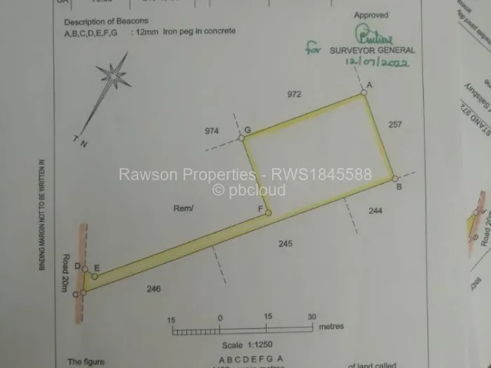Land for Sale in Carrick Creagh Estate, Harare