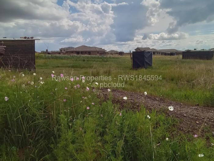 Residential Stand for Sale in Sandton Park, Harare