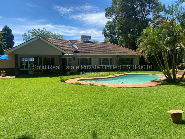 4 Bedroom House to Rent in Mount Pleasant, Harare